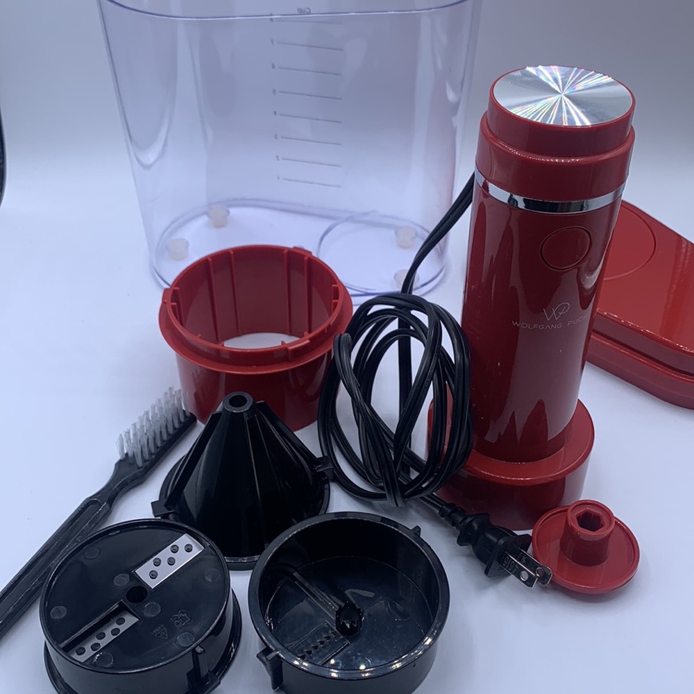 Wolfgang Puck 3 in 1 Red Electric Spiralizer Model BSPL0010